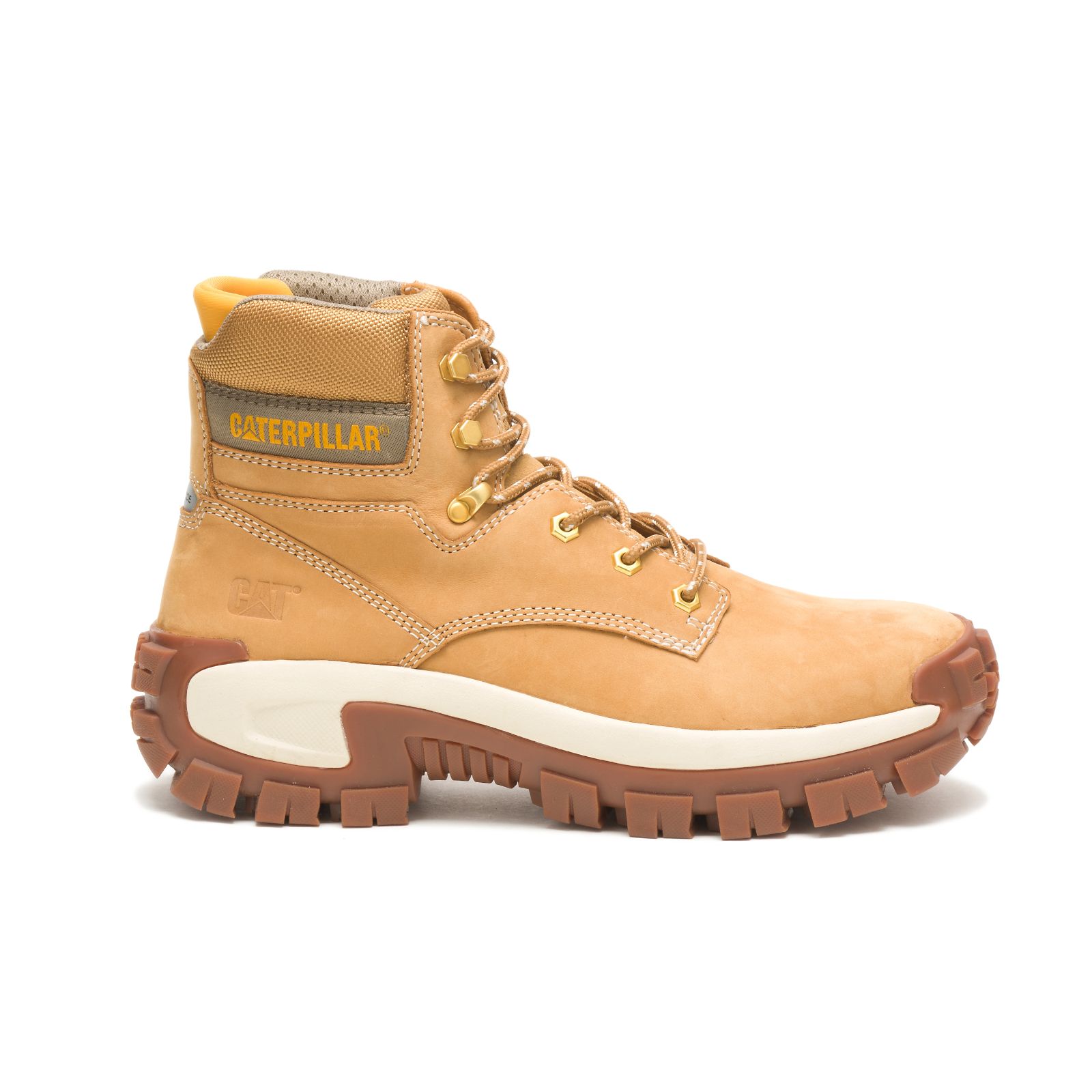 Caterpillar Boots Islamabad - Caterpillar Invader Hi Steel Toe Mens Work Boots Orange (063179-EZD)